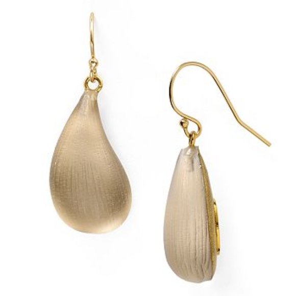 Alexis Bittar Jewelry - Alexis Bittar | Lucite Dewdrop Earrings (Warm Grey)